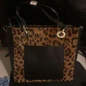 Leopard Print Purse Handbag